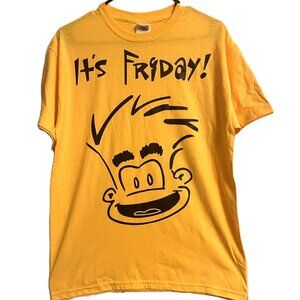 Black and Gold "It's Friday!" T-shirt